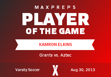 #2 Kamron Elkins Player of the Game badge