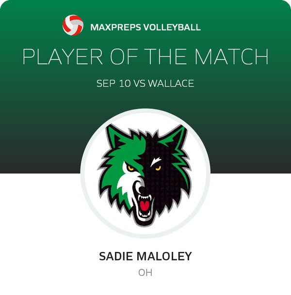 #7 Sadie Maloley Player of the Game badge