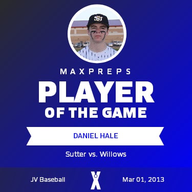 #10 Daniel Hale Player of the Game badge