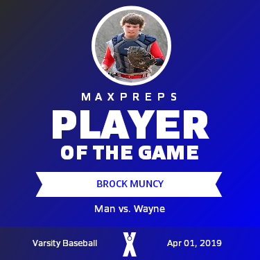 #11 Brock Muncy Player of the Game badge
