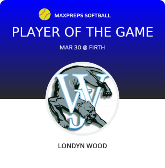 #32 Londyn Wood Player of the Game badge