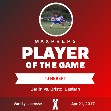 TJ Hebert Player of the Game badge