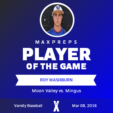 #2 Roy Washburn Player of the Game badge