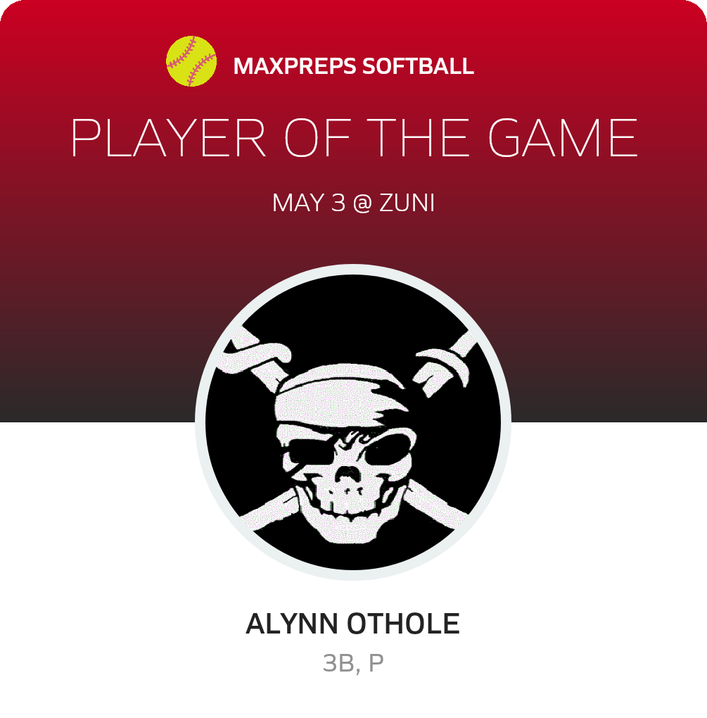 #15 Alynn Othole Player of the Game badge