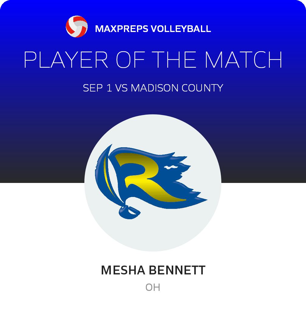 #2 Mesha Bennett Player of the Game badge