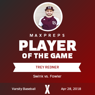 #4 Trey Redner Player of the Game badge