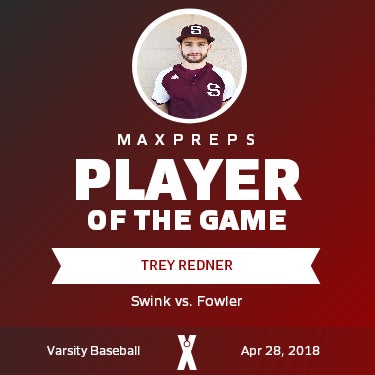 #4 Trey Redner Player of the Game badge