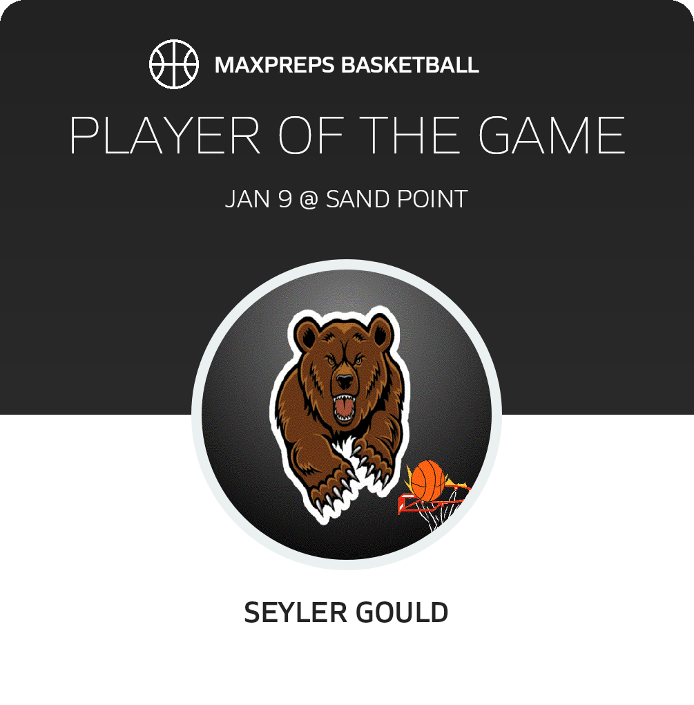 #13 Seyler Gould Player of the Game badge