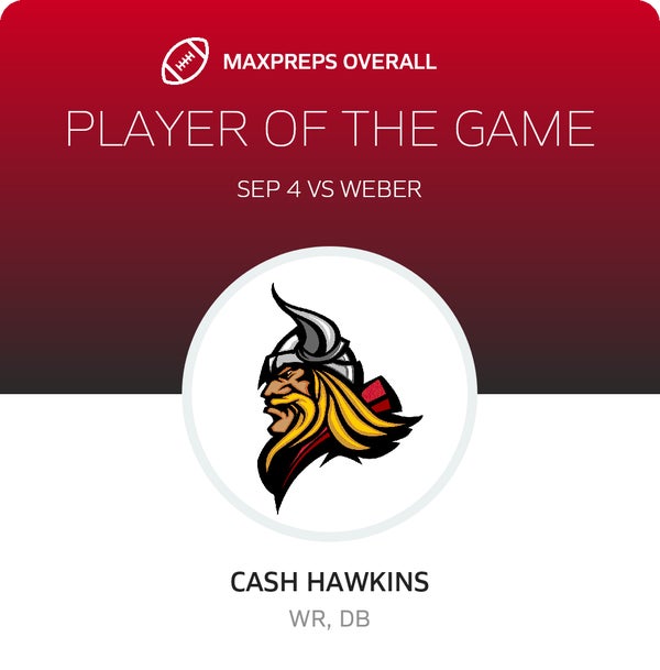 #1 Cash Hawkins Player of the Game badge
