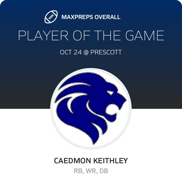 #5 Caedmon Keithley Player of the Game badge