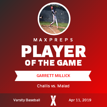 #1 Garrett Millick Player of the Game badge