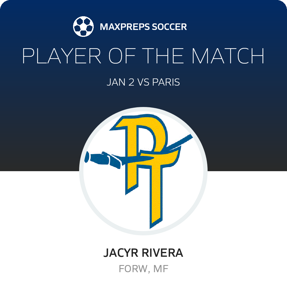 #8 Jacyr Rivera Player of the Game badge