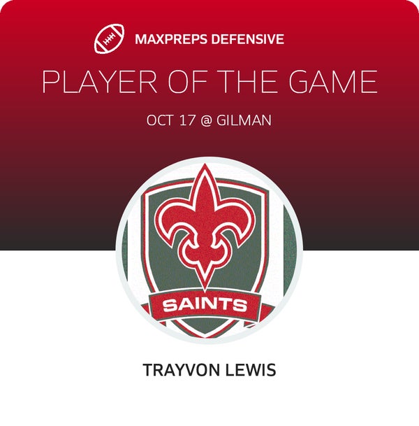#2 Trayvon Lewis Player of the Game badge