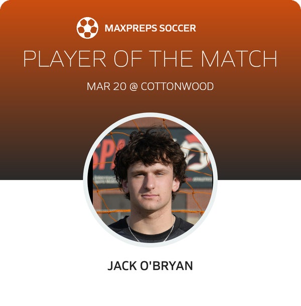 #1 Jack O'Bryan Player of the Game badge