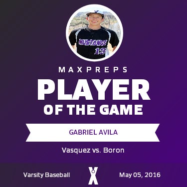 #13 Gabriel Avila Player of the Game badge