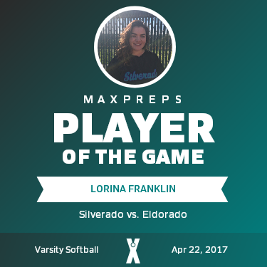 #3 Lorina Franklin Player of the Game badge
