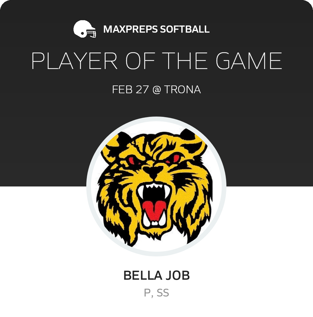#18 Bella Job Player of the Game badge