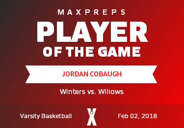 #4 Jordan Cobaugh Player of the Game badge