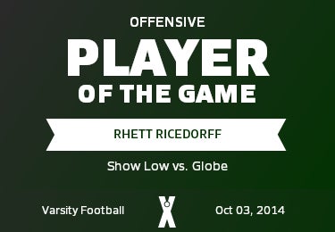 #10 Rhett Ricedorff Player of the Game badge