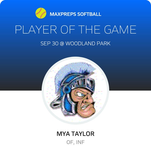 #16 Mya Taylor Player of the Game badge