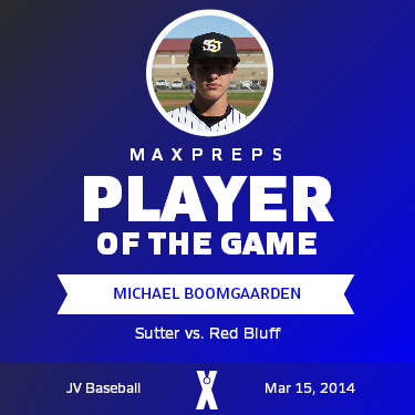 #15 Michael Boomgaarden Player of the Game badge