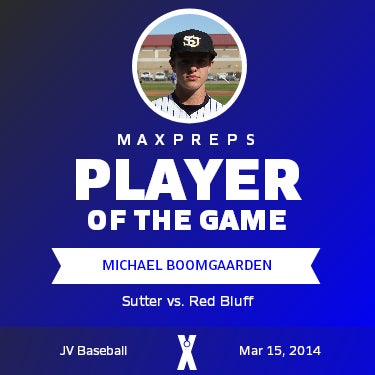#15 Michael Boomgaarden Player of the Game badge