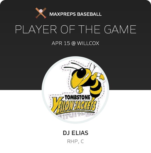 #5 DJ Elias Player of the Game badge