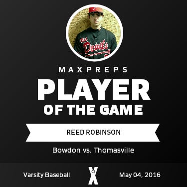 #2 Reed Robinson Player of the Game badge