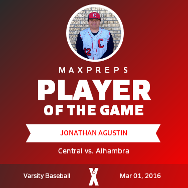 #12 Jonathan Agustin Player of the Game badge
