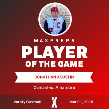 #12 Jonathan Agustin Player of the Game badge