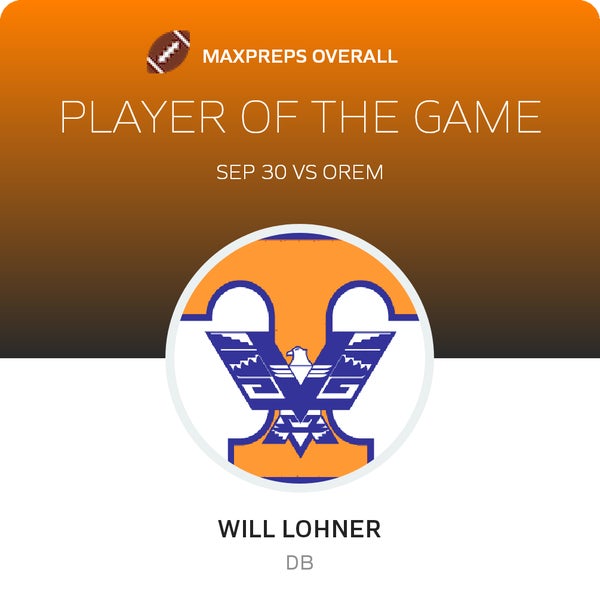 #12 Will Lohner Player of the Game badge