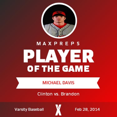 #11 Michael Davis Player of the Game badge