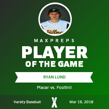 #4 Ryan Lund Player of the Game badge
