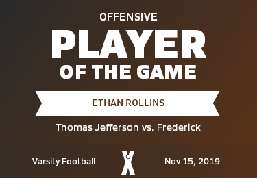 #1 Ethan Rollins Player of the Game badge