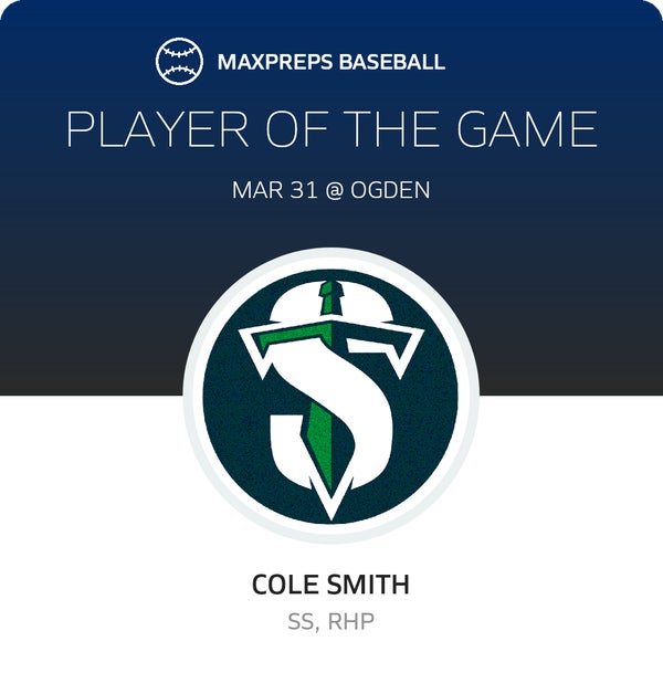 #20 Cole Smith Player of the Game badge