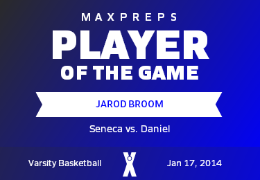 #5 Jarod Broom Player of the Game badge