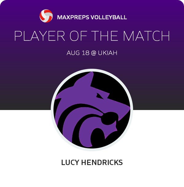 #4 Lucy Hendricks Player of the Game badge
