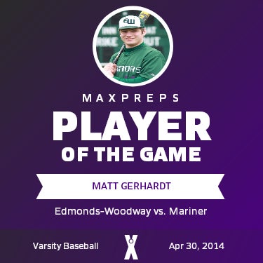 #14 Matt Gerhardt Player of the Game badge