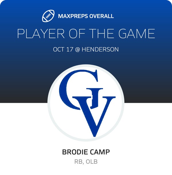 #2 Brodie Camp Player of the Game badge