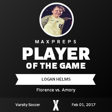 #0 Logan Helms Player of the Game badge