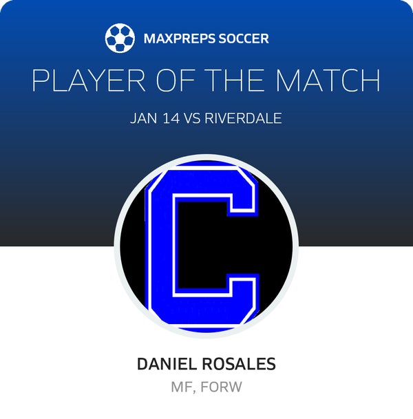 #7 Daniel Rosales Player of the Game badge