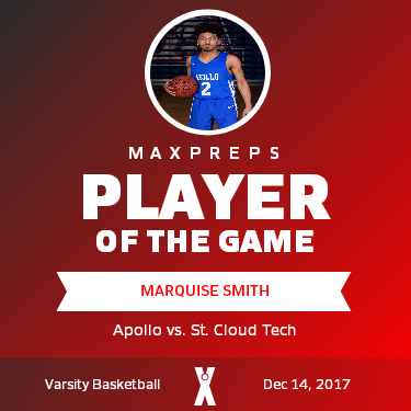 #2 Marquise Smith Player of the Game badge