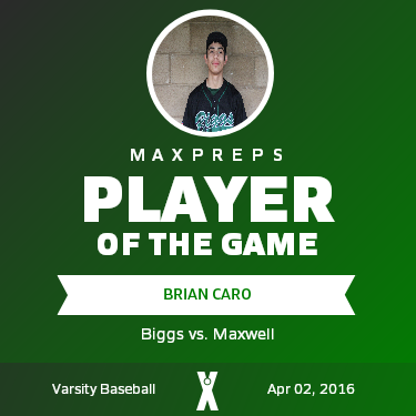 #8 Brian Caro Player of the Game badge