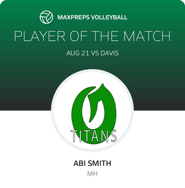 #14 Abi Smith Player of the Game badge