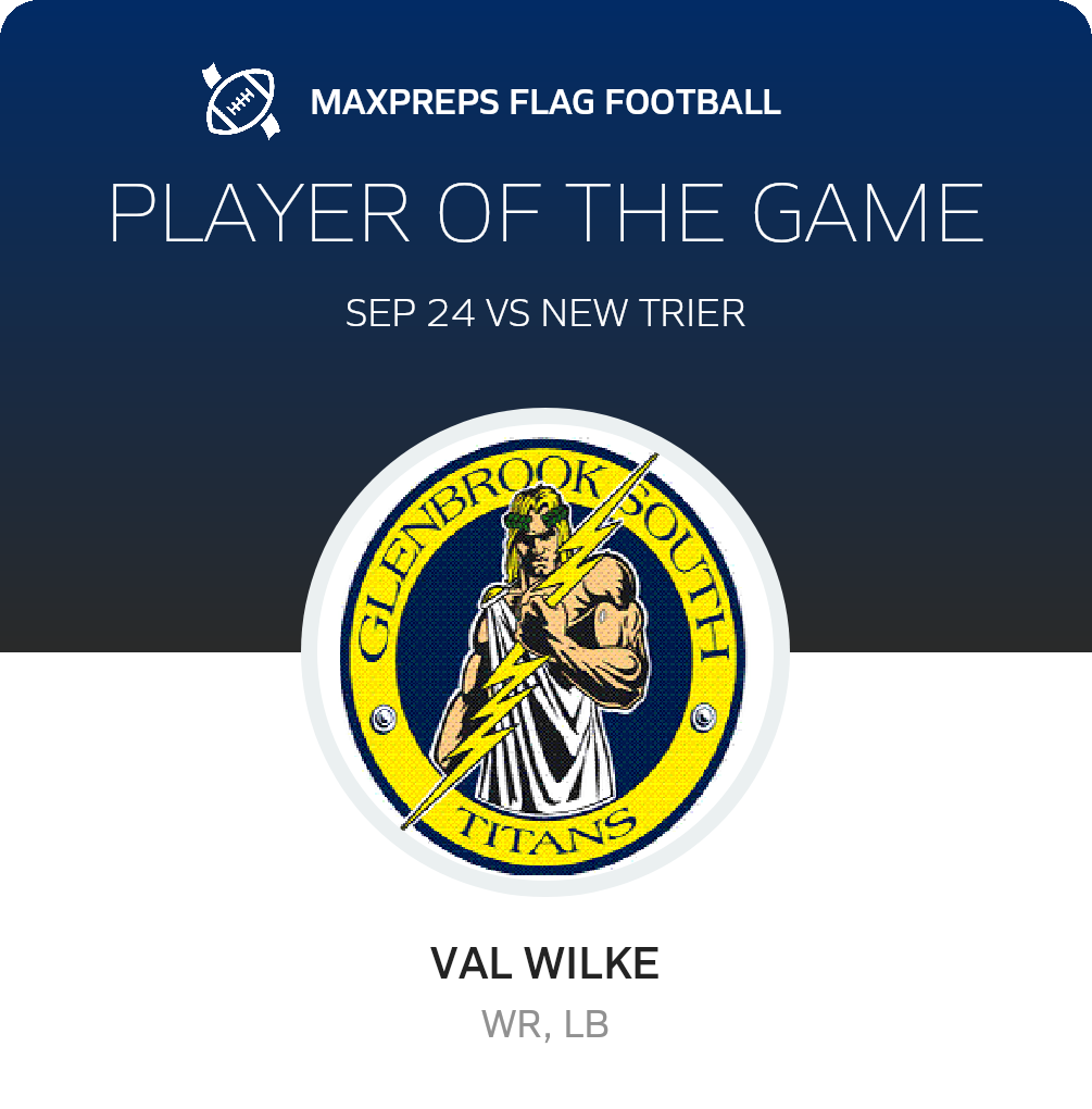 #13 Val Wilke Player of the Game badge