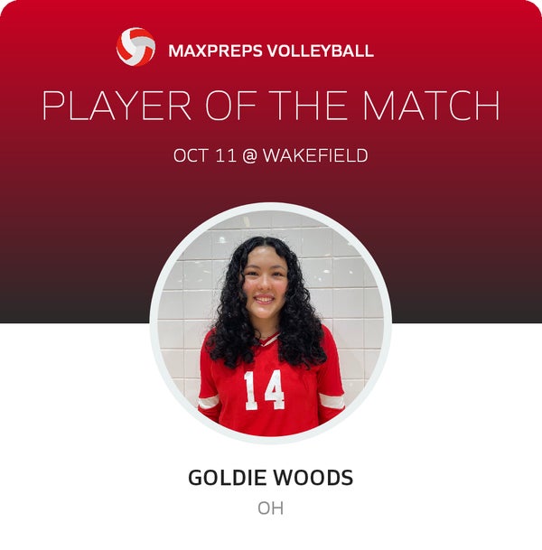 #14 Goldie Woods Player of the Game badge