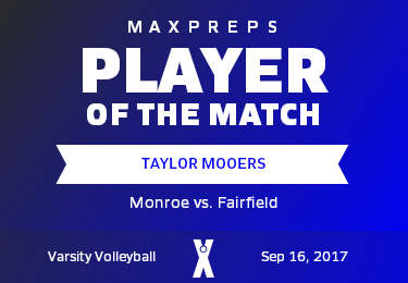 #14 Taylor Mooers Player of the Game badge