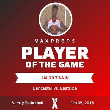#42 Jalon Tinnin Player of the Game badge
