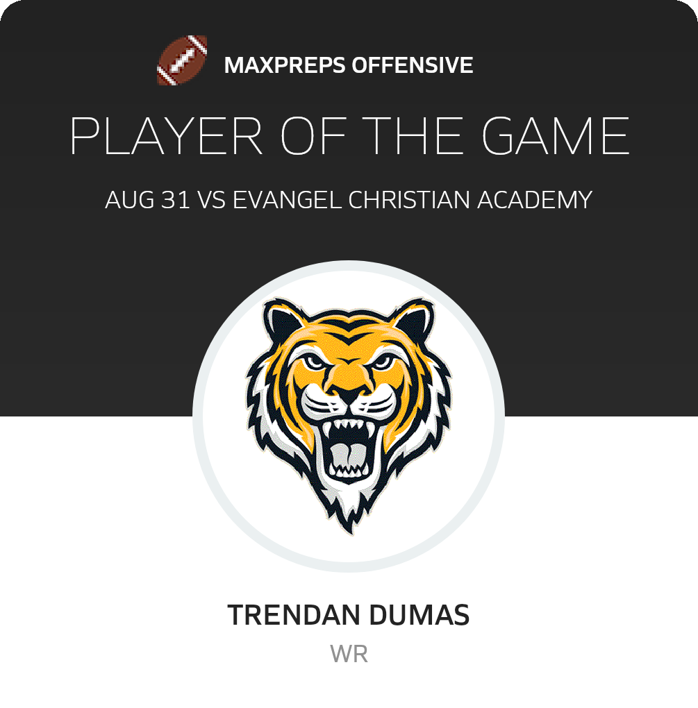 Evangel Christian Academy vs Neville Football 8/31/2023