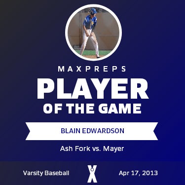 #22 Blain Edwardson Player of the Game badge